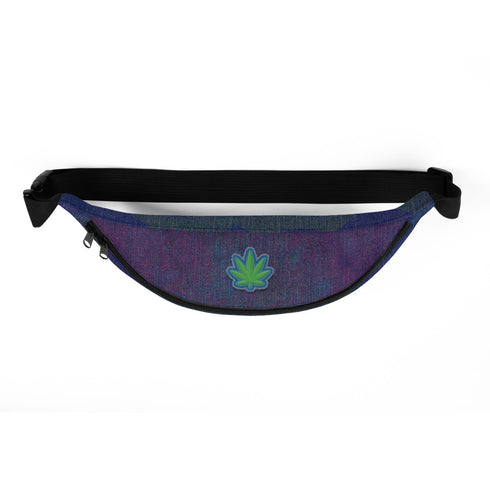 Denim Print Stay Stoned Fanny Pack